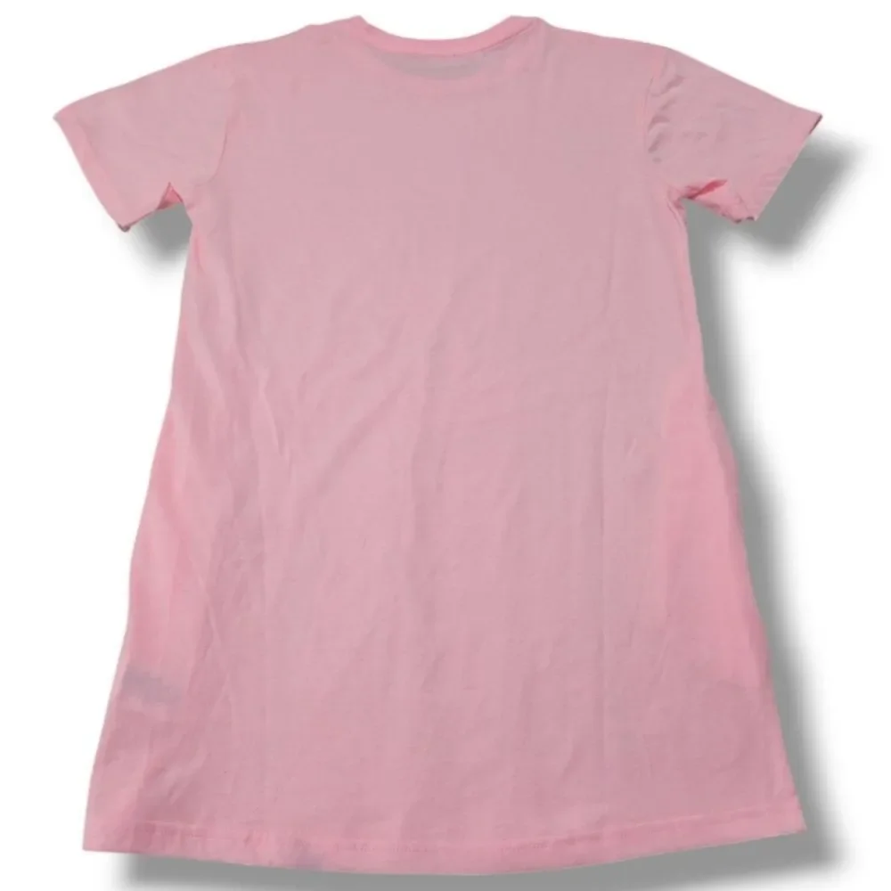Champion Dress Size Large Girls T-Shirt Dress Graphic Print T-Shirt Pink New NWT
